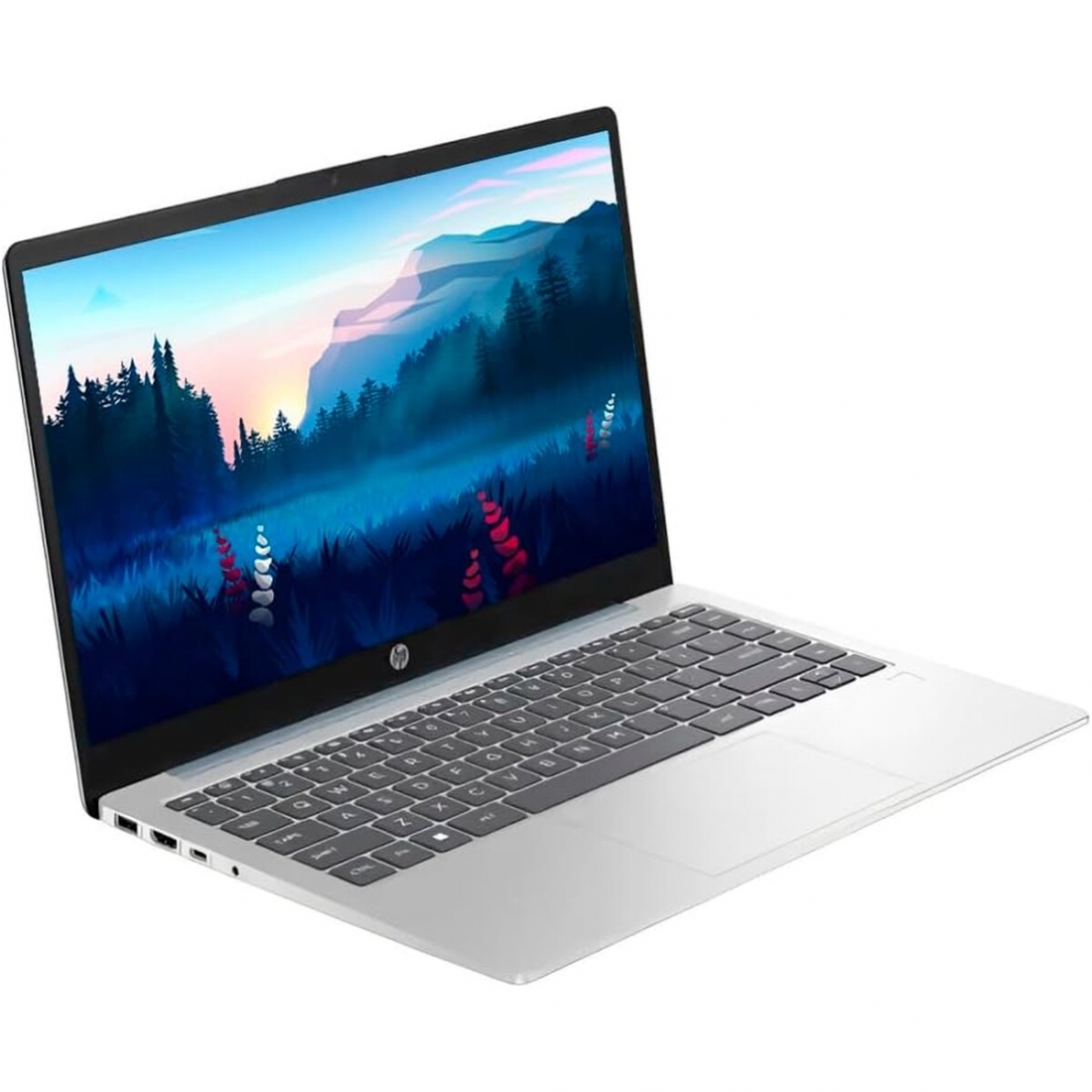 HP 14 HD LapTop - AMD Athlon 7120U, 4GB RAM, 128GB SSD, Moonlight Blue