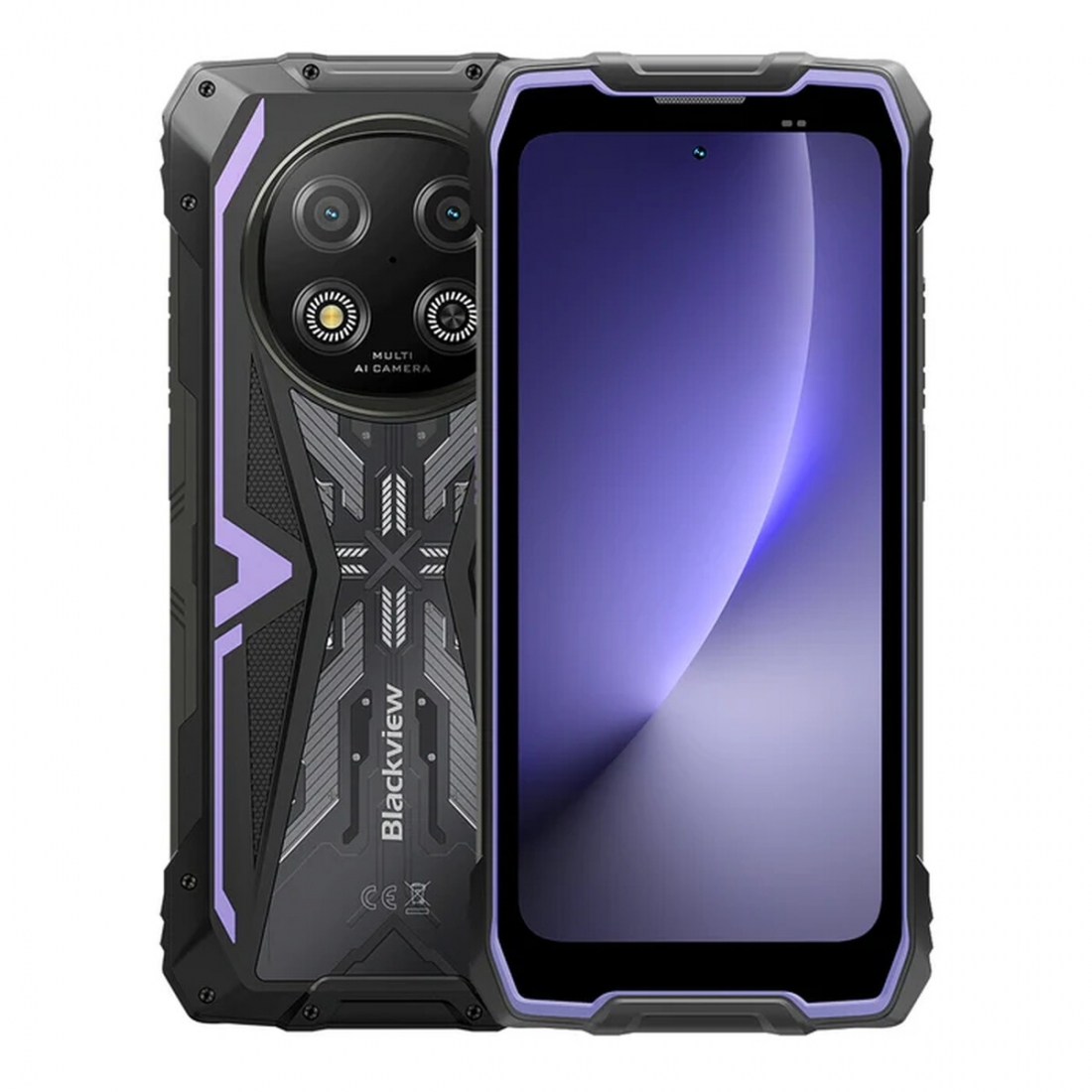 Blackview Rock 2 6.67 8+256GB Purple 5G Dual Sim Rugged