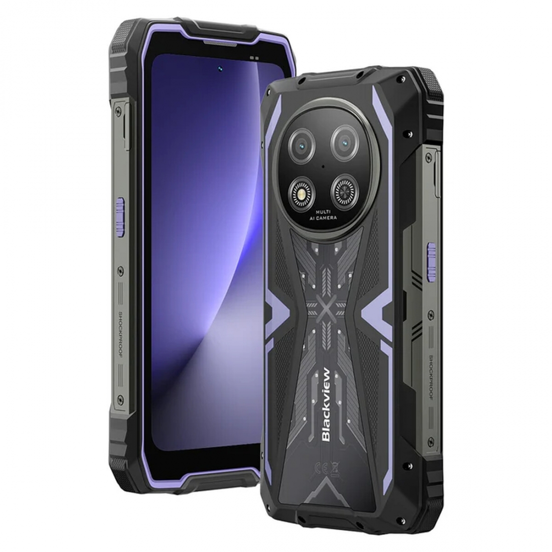 Blackview Rock 2 6.67 8+256GB Purple 5G Dual Sim Rugged