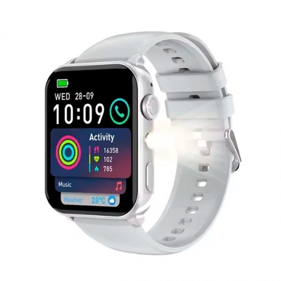 Blackview R30 Max Smart Watch Silver BT Calling