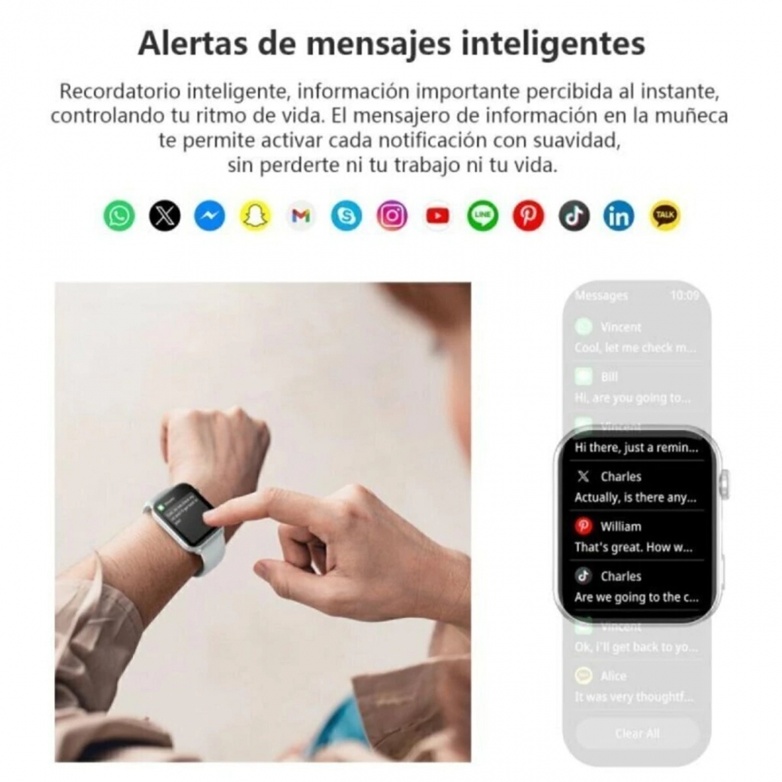 Blackview R30 Max Smart Watch Silver BT Calling