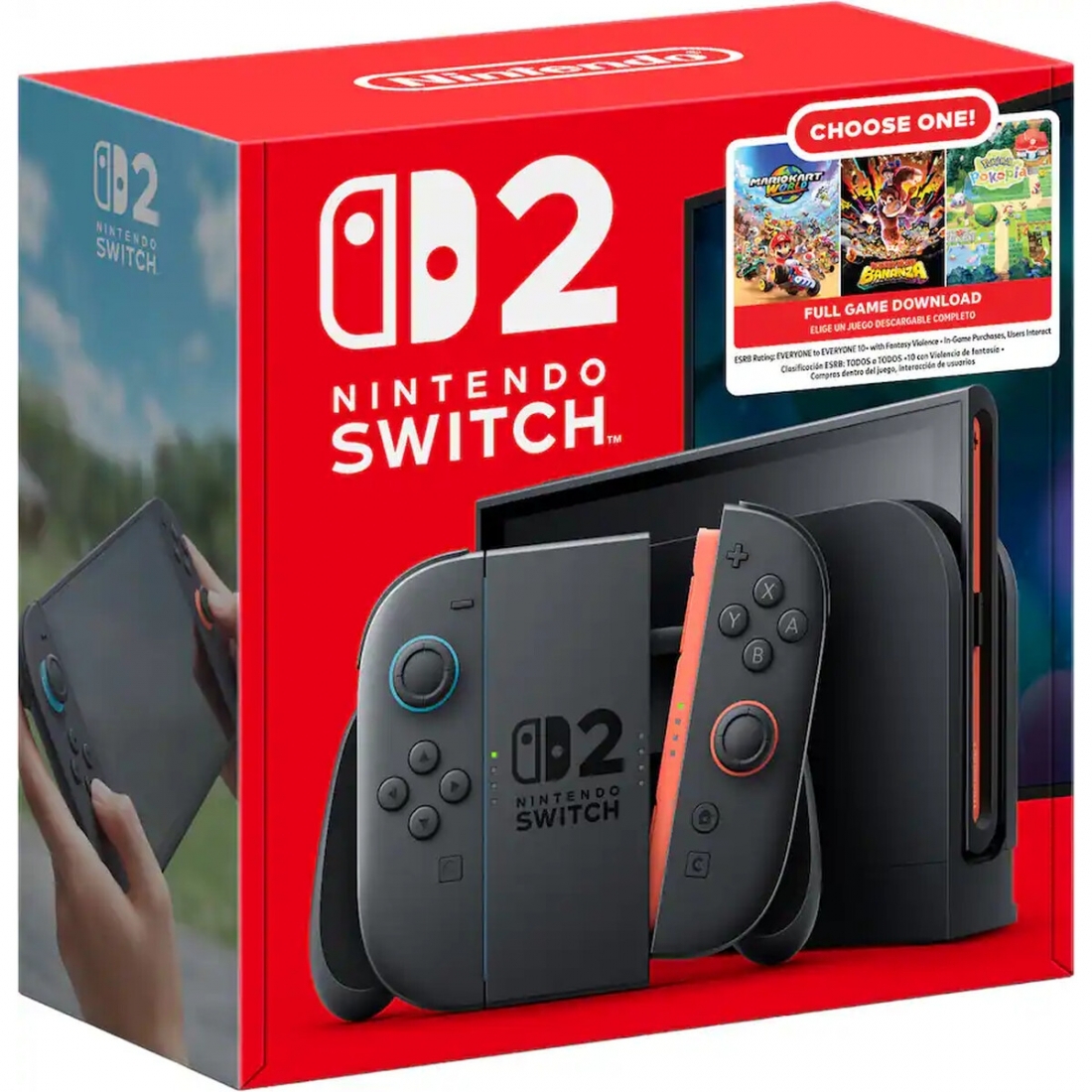Nintendo Switch 2 Choose Your Bundle Edition Console, 256GB - UPC: 045