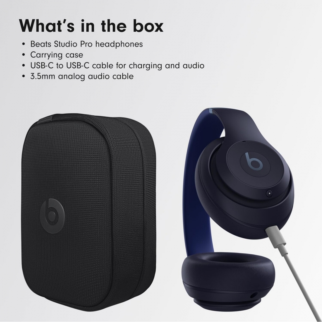 Beats Studio Pro Navy Bluetooth ANC