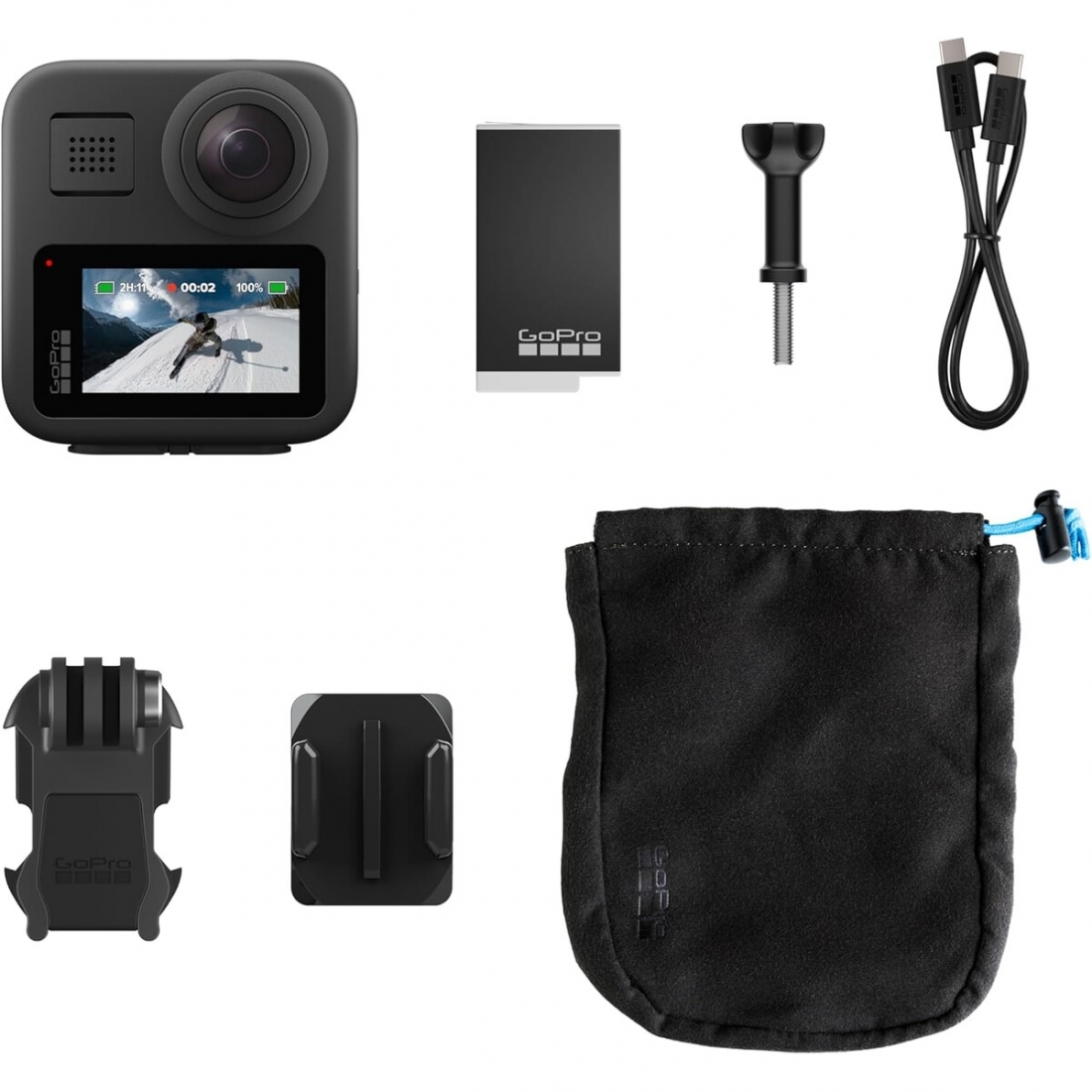 GoPro MAXWaterproof 360 + Traditional Action Camera with Touch Screen 