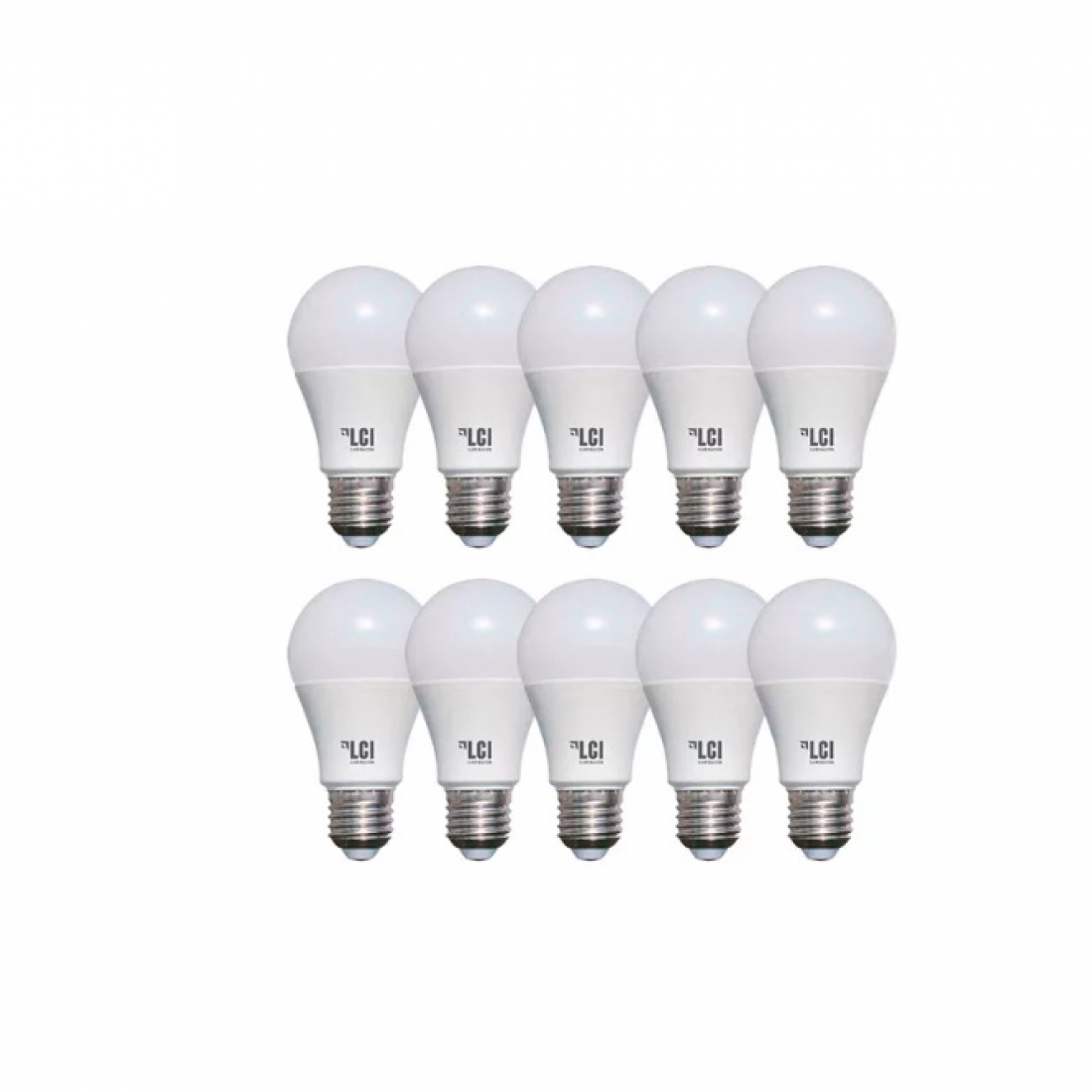 L�mpara Foco Lci Led 9w A60 Blanco Calido Pack X10
