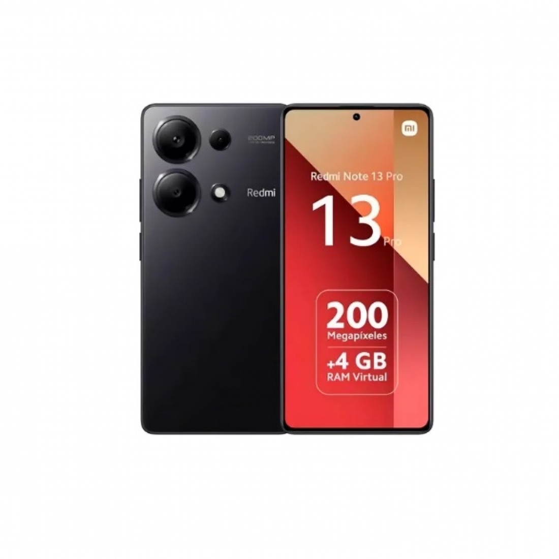 Xiaomi Redmi Note 13 Pro Black 4g Dual Sim 256 Gb Negro 8 Gb Ram