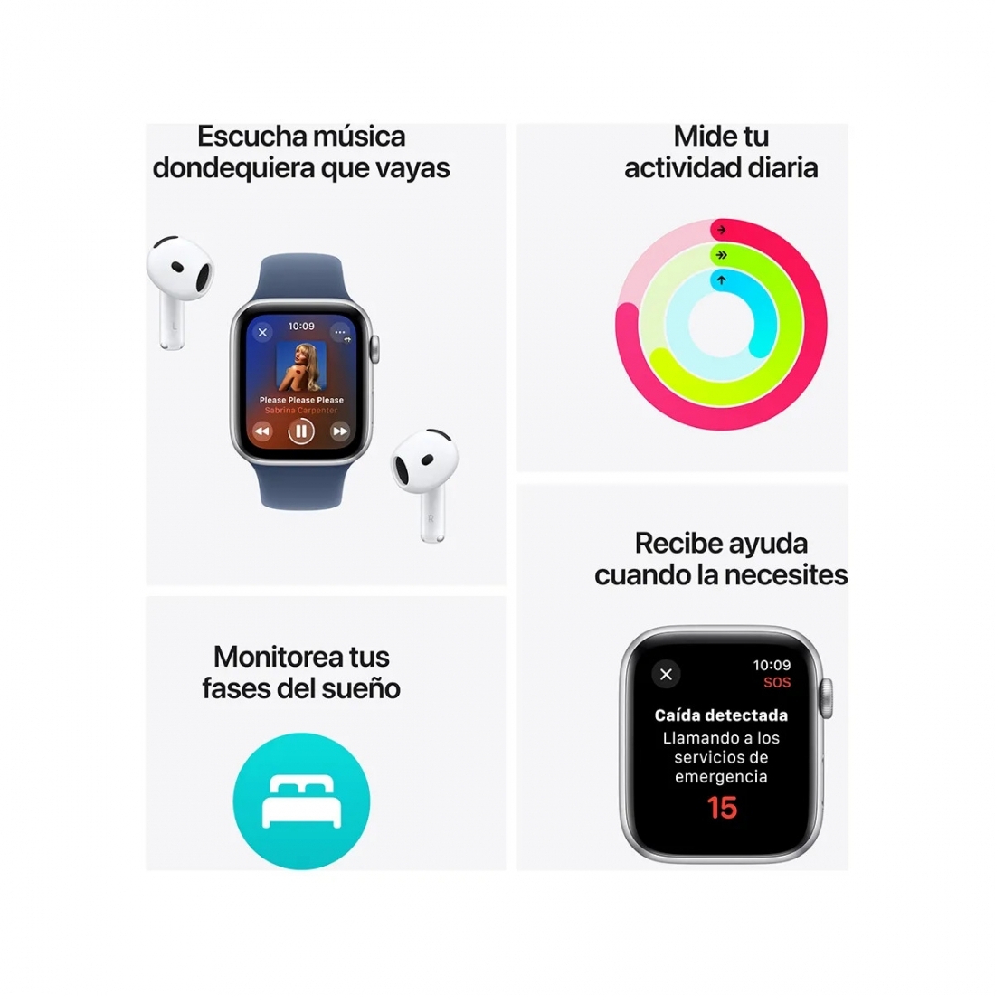 Apple Watch SE 2nd Generation (GPS) 44mm Aluminum Case with Midnight S