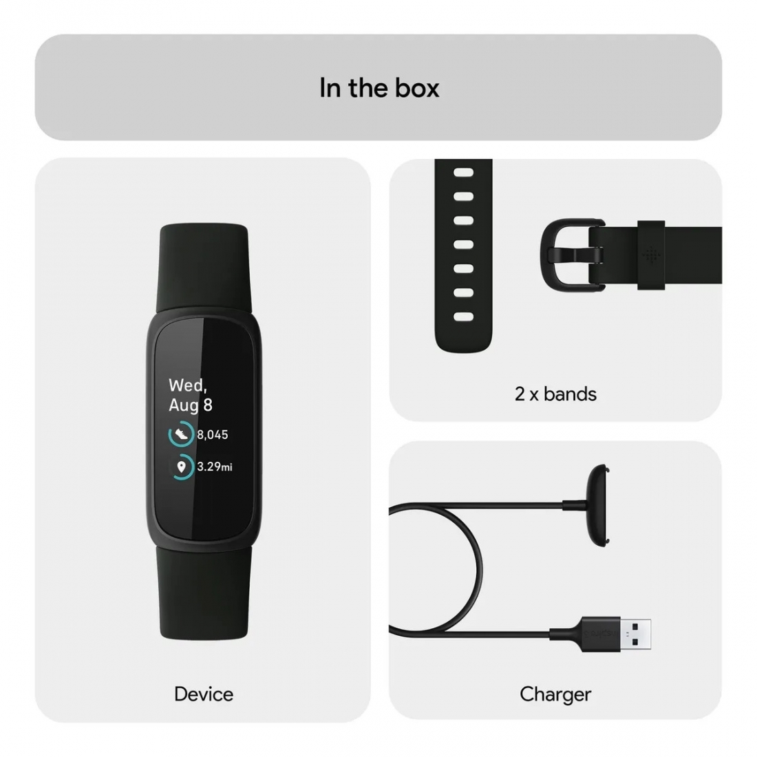 Fitbit Inspire 3 Health & Fitness Tracker - Midnight Zen