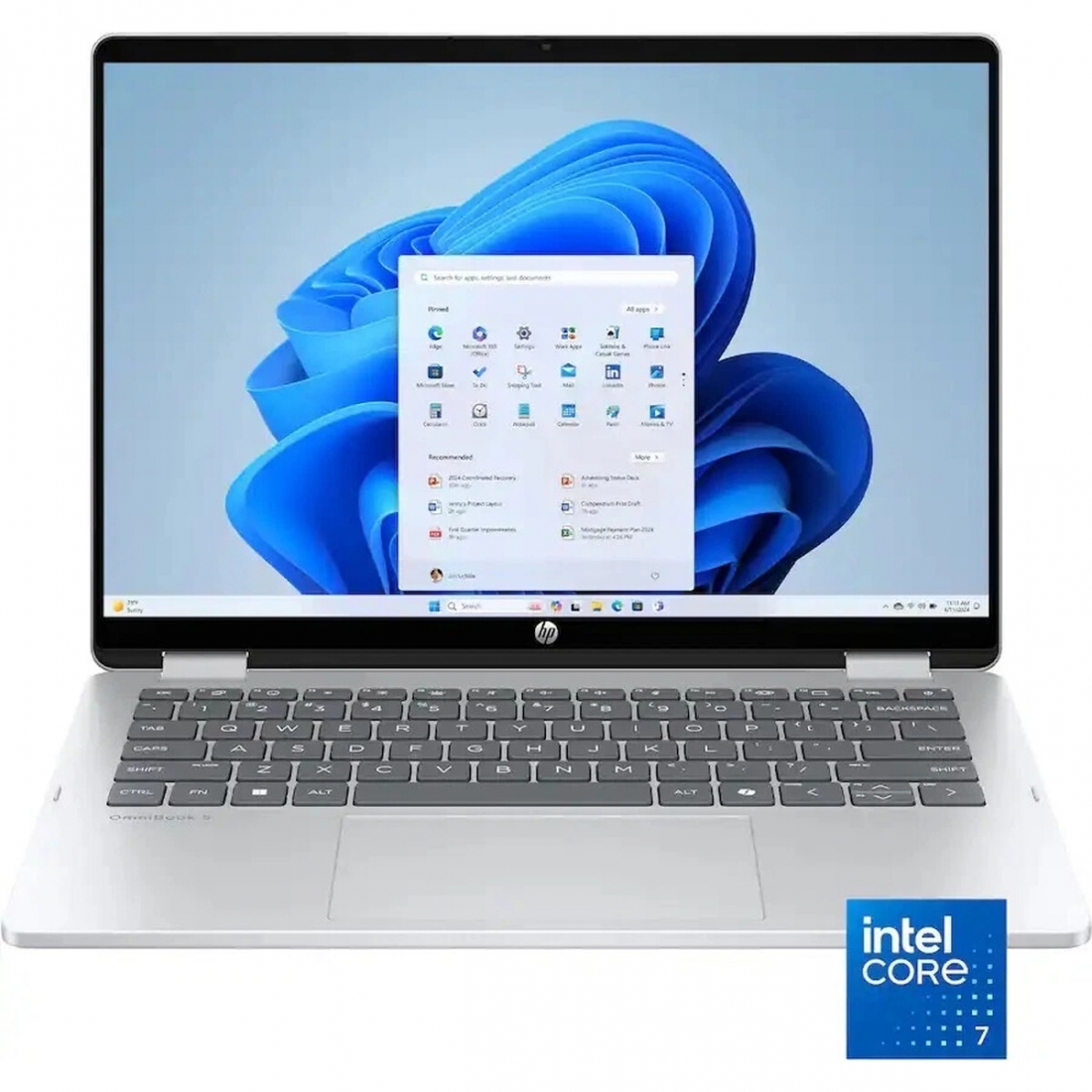 HP OmniBook 5 Flip 2-in-1 14 2K TouchScreen Laptop - Intel Core 7 - 16