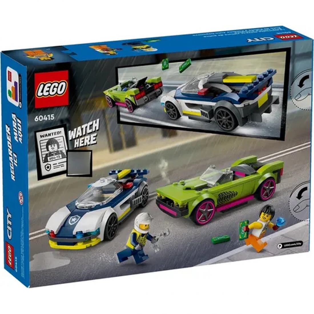 LEGO City Police Car and Muscle Car Chase
