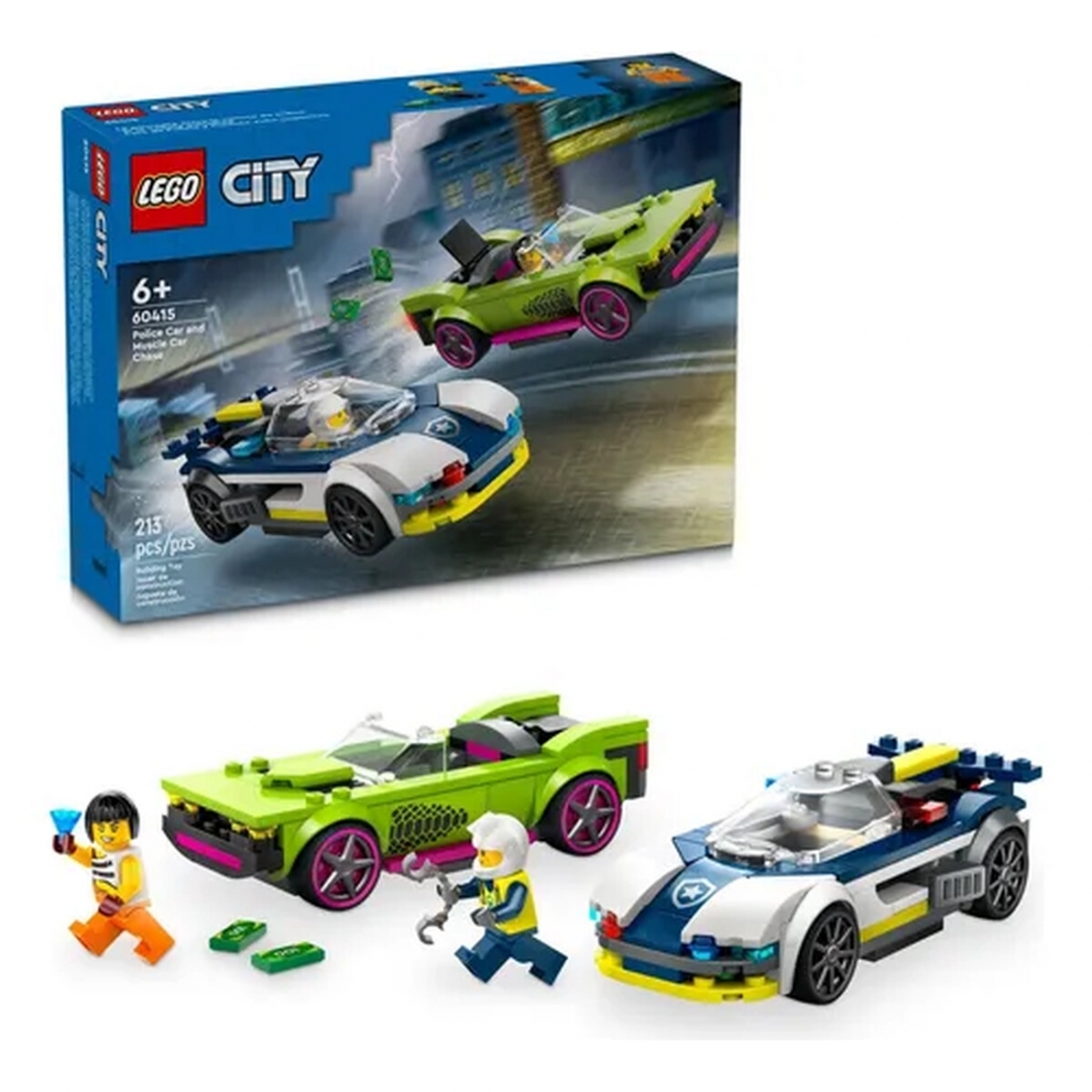 LEGO City Police Car and Muscle Car Chase