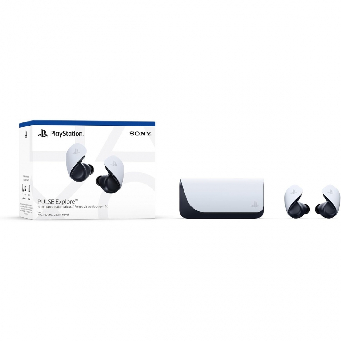 PlayStation PULSE Explore Wireless Earbuds with Charging Case, for PS5
