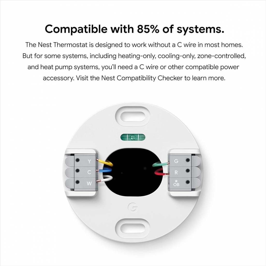 Google Nest Thermostat Charcoal