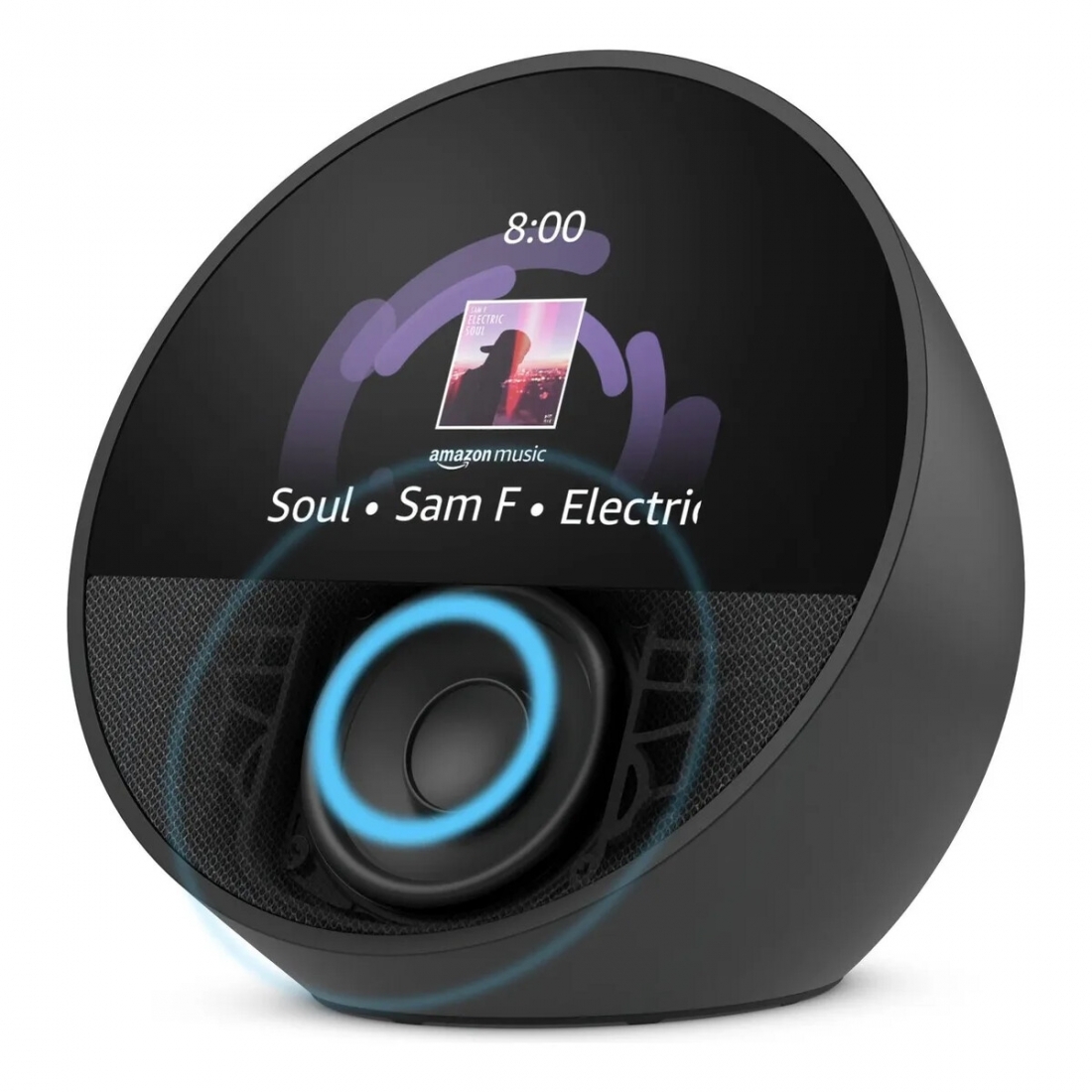 Amazon Echo Spot (2024 release) - Alexa, Black