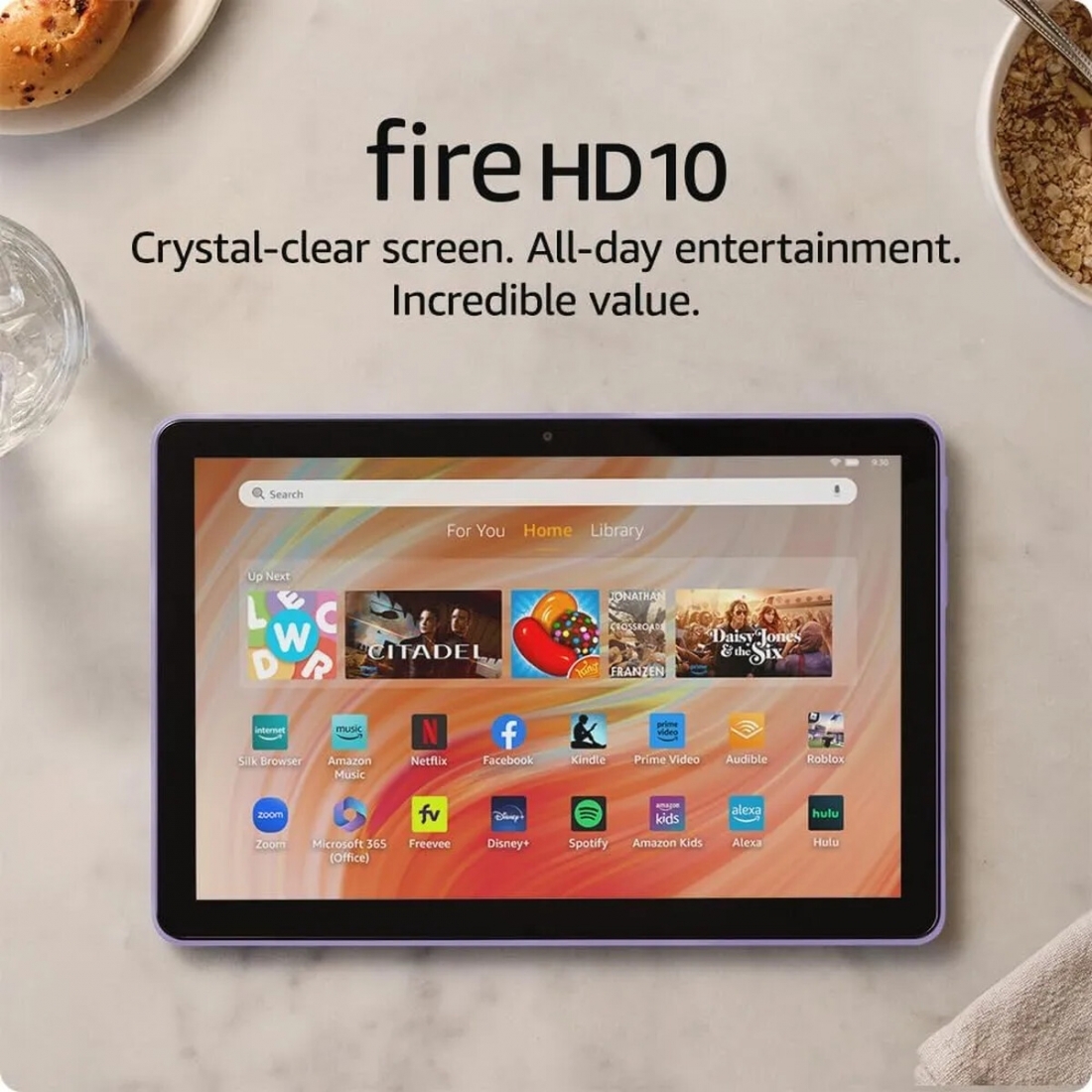 Amazon Fire HD 10 64GB Tablet (2023 Release) - Lilac