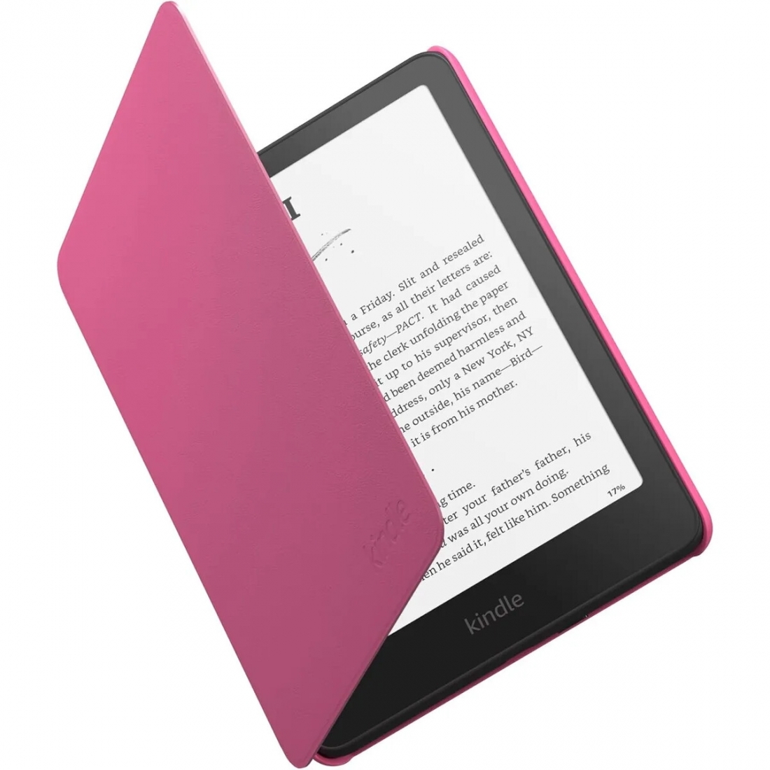 Amazon Leather Case - for Kindle Paperwhite or Colorsoft - Raspberry