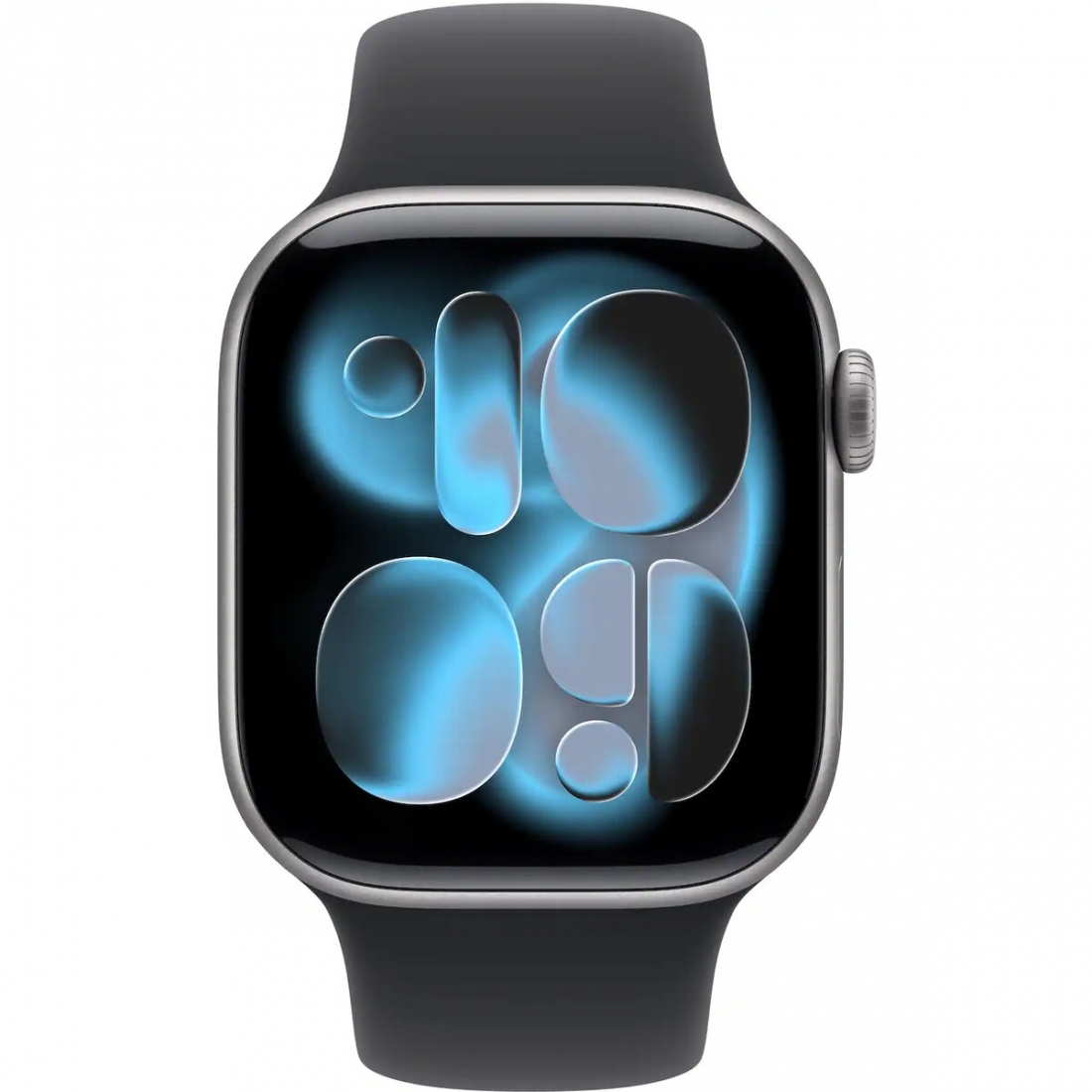 Apple Watch Series 11 (GPS) - 46mm Aluminum Case, Black Sport Band ML,