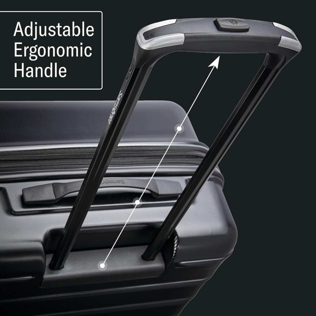 Samsonite Omni 2 Hardside Expandable Luggage with Spinner Wheels, 3-Pi