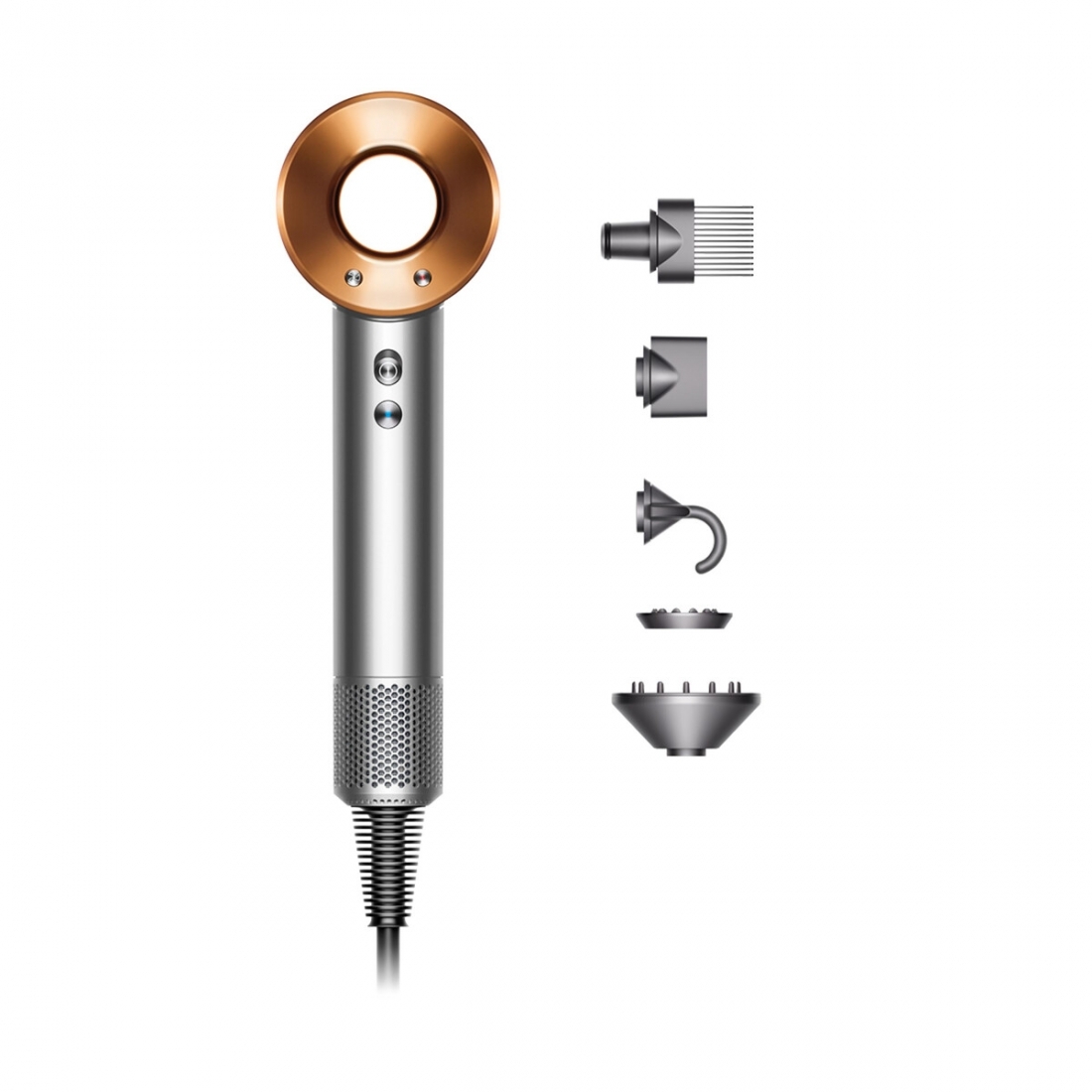  DYSON HD07 HAIR DRYER SUPERSONIC - NICKEL/COPPER - 220V