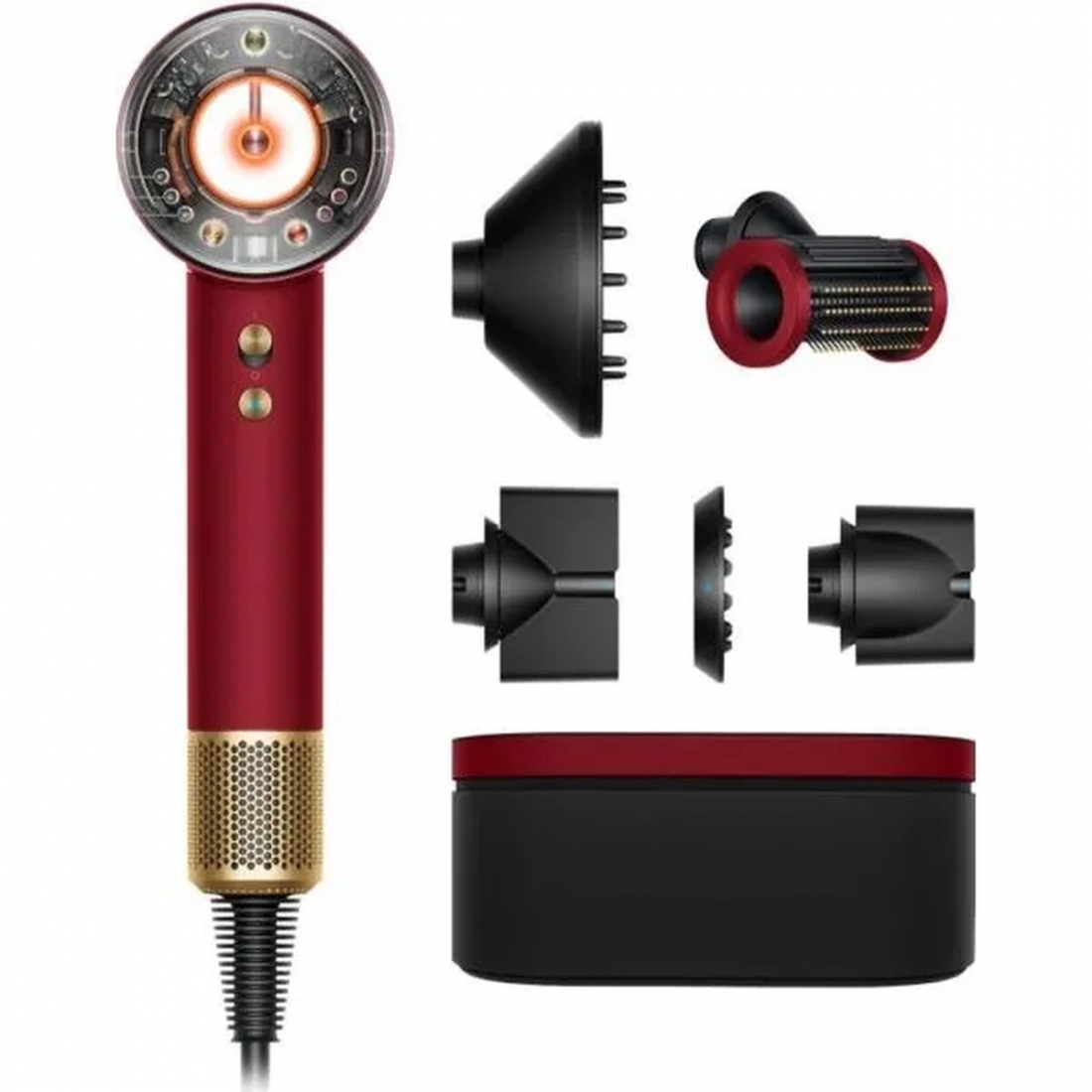 DYSON HD16 HAIR DRYER NURAL - RED VELVET/GOLD - 220V
