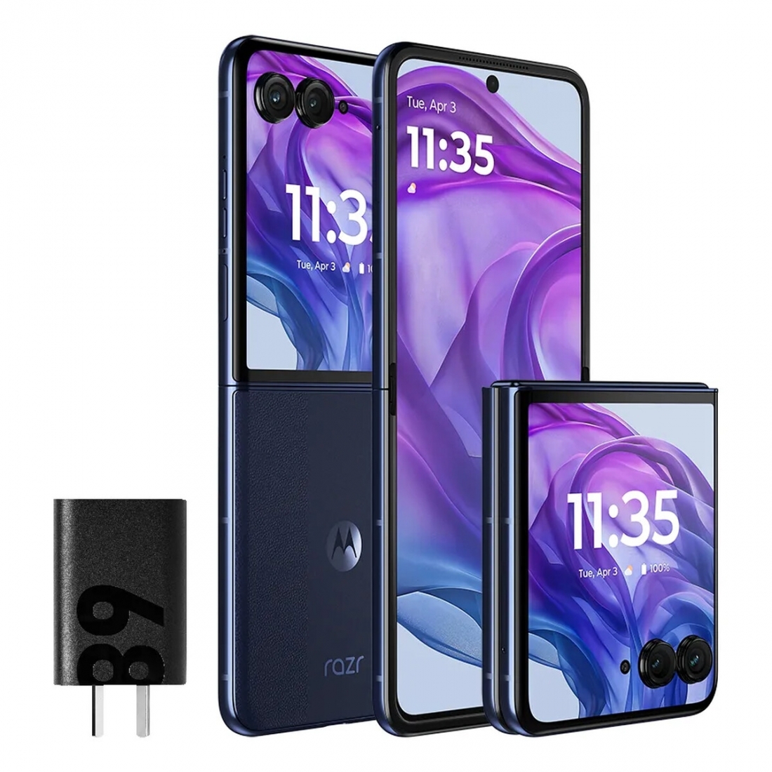 MOTOROLA RAZR 50 ULTRA 12+512GB 5G DS - AZUL MEDIANOCHE