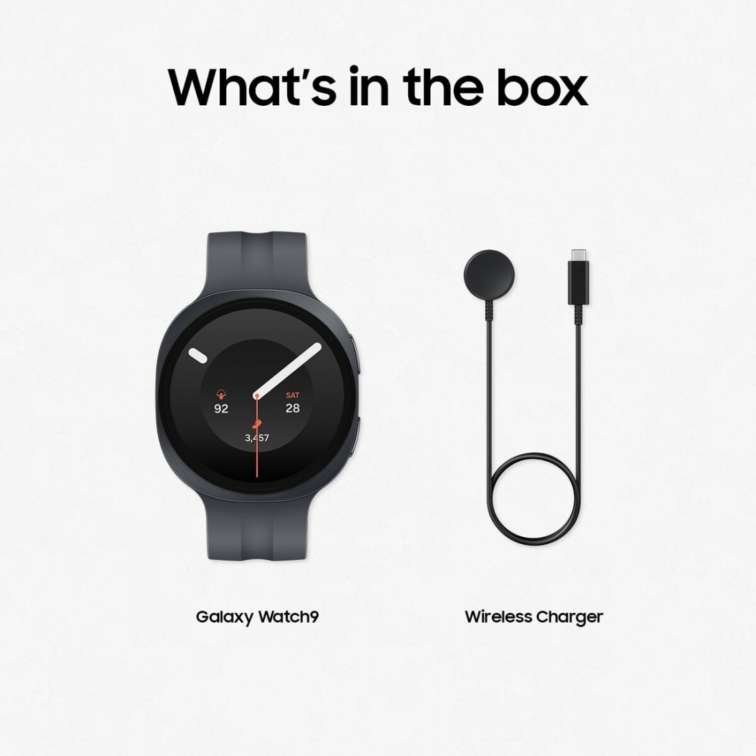 Samsung Galaxy Watch 9 (40mm) - UPC # 8806099341893 - Black/Black Band