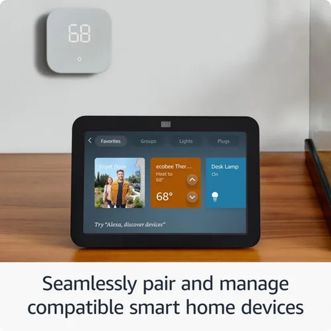 Amazon Echo Show 8 (3rd Gen, 2024 release) - Charcoal
