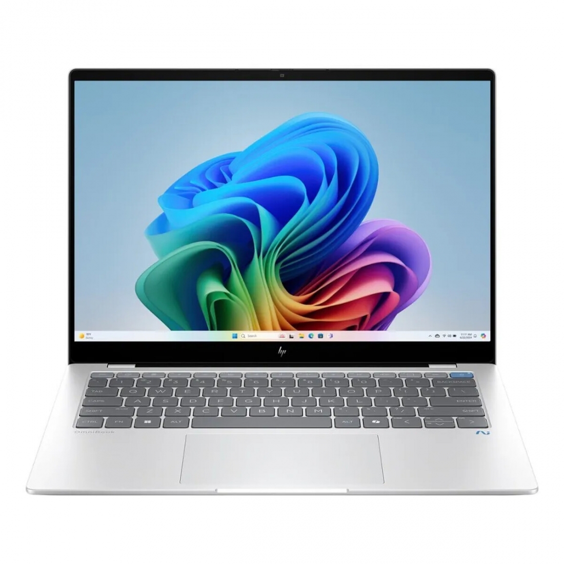 HP OmniBook X Flip 2-in-1 - Copilot+ PC - 14 2K TouchScreen Laptop - I