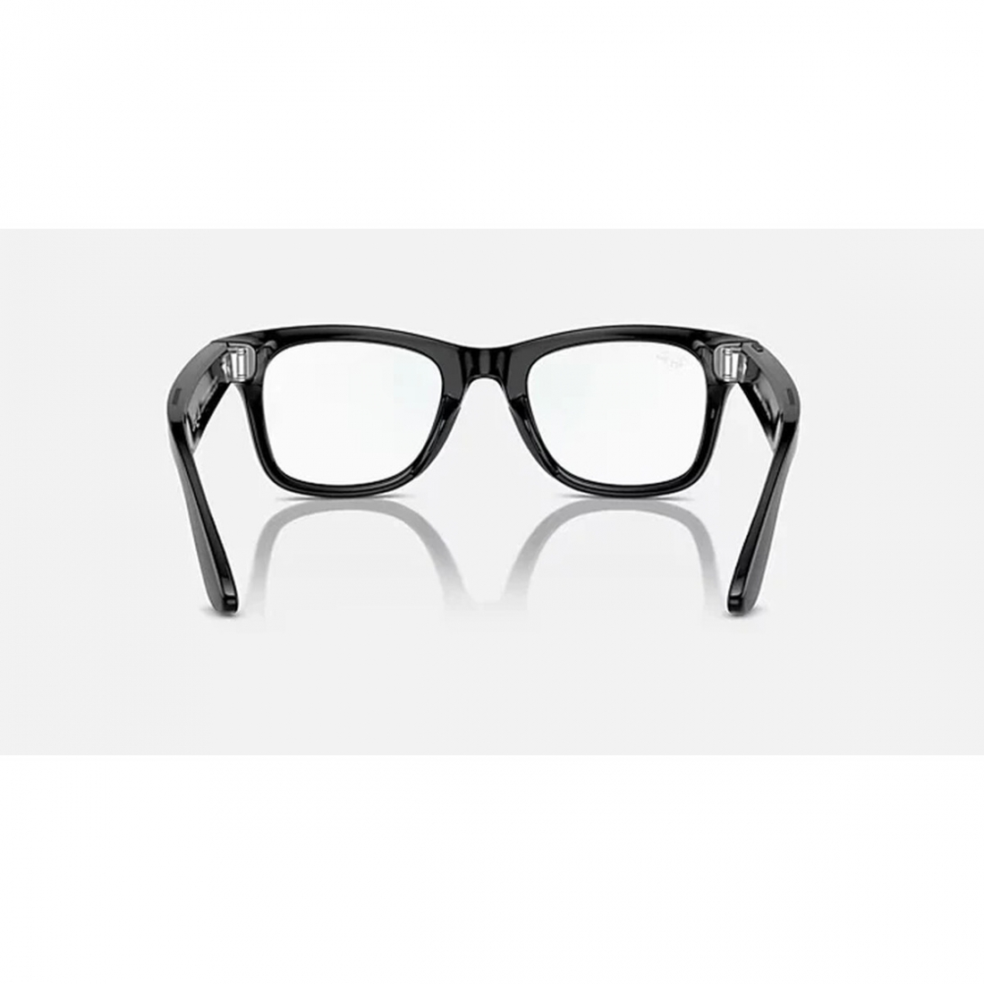 RAYBAN META WAYFARER SMART GLASSES - SHINY BLACK/CLEAR