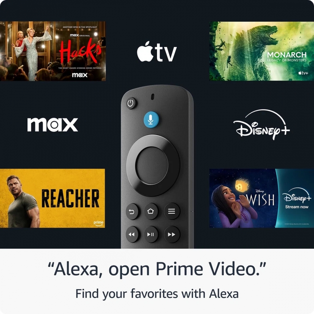 Amazon Fire TV Stick HD - HD Streaming Device w/ Alexa Voice Remote