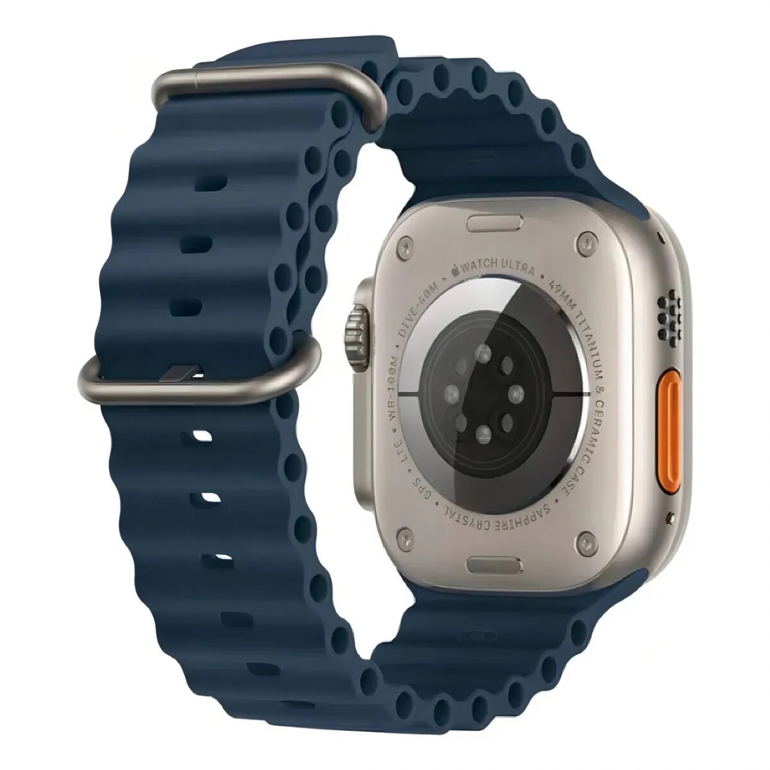Apple Watch Ultra 2 (GPS+Cel) - 49mm Titanium Case, Navy Ocean Band, N