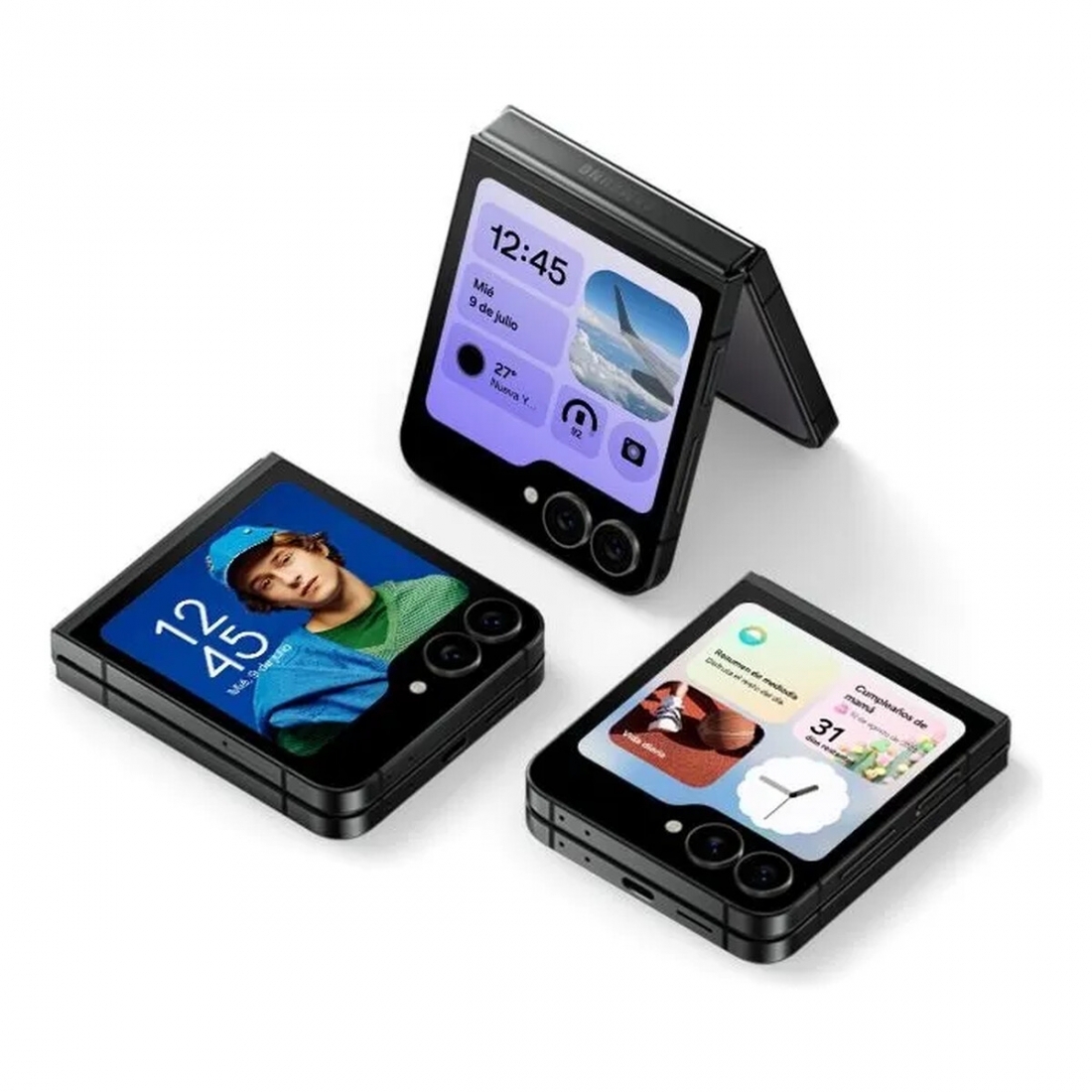 Samsung Galaxy Z Flip 7 FE 8+256GB 5G Smartphone Black Dual Sim