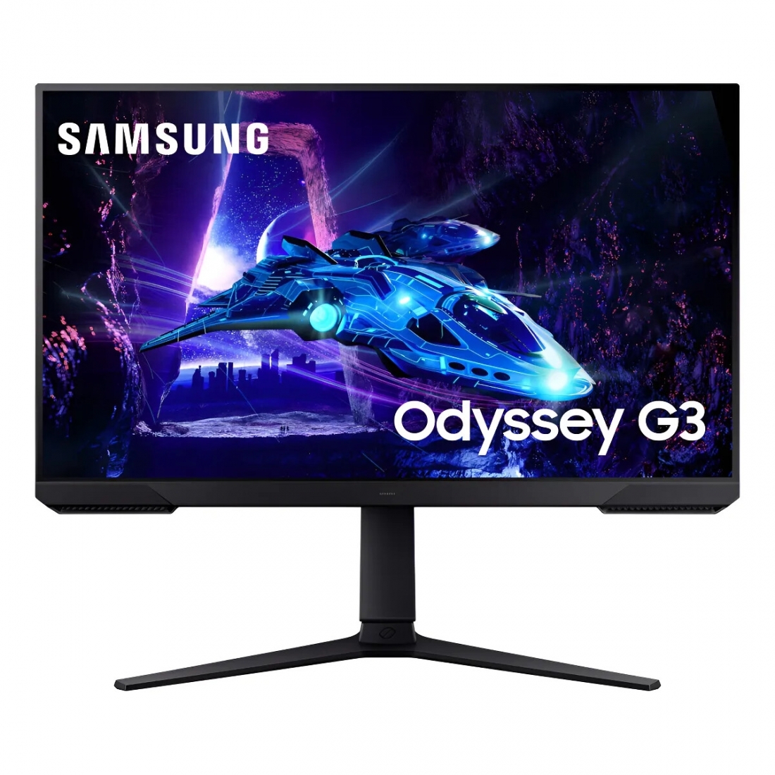 Samsung 27 Flat Gaming Monitor, G3, FHD, 180Hz, 1ms, 1 HDMI, 1 DP, Adj