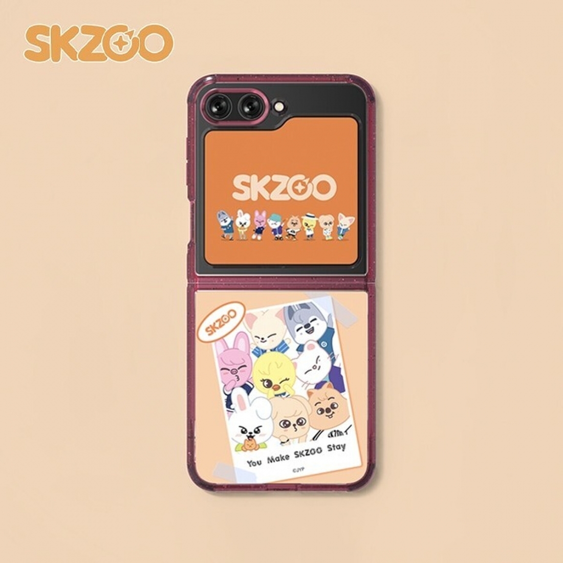 Samsung Galaxy Z Flip 5 (F731) -8809902083522 SKZOO Flipsuit Card - Be