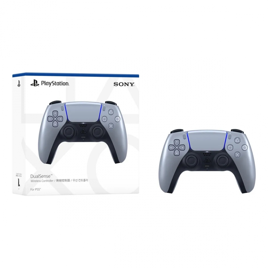 Sony PlayStation 5 DualSense Wireless Controller - Sterling Silver, UP