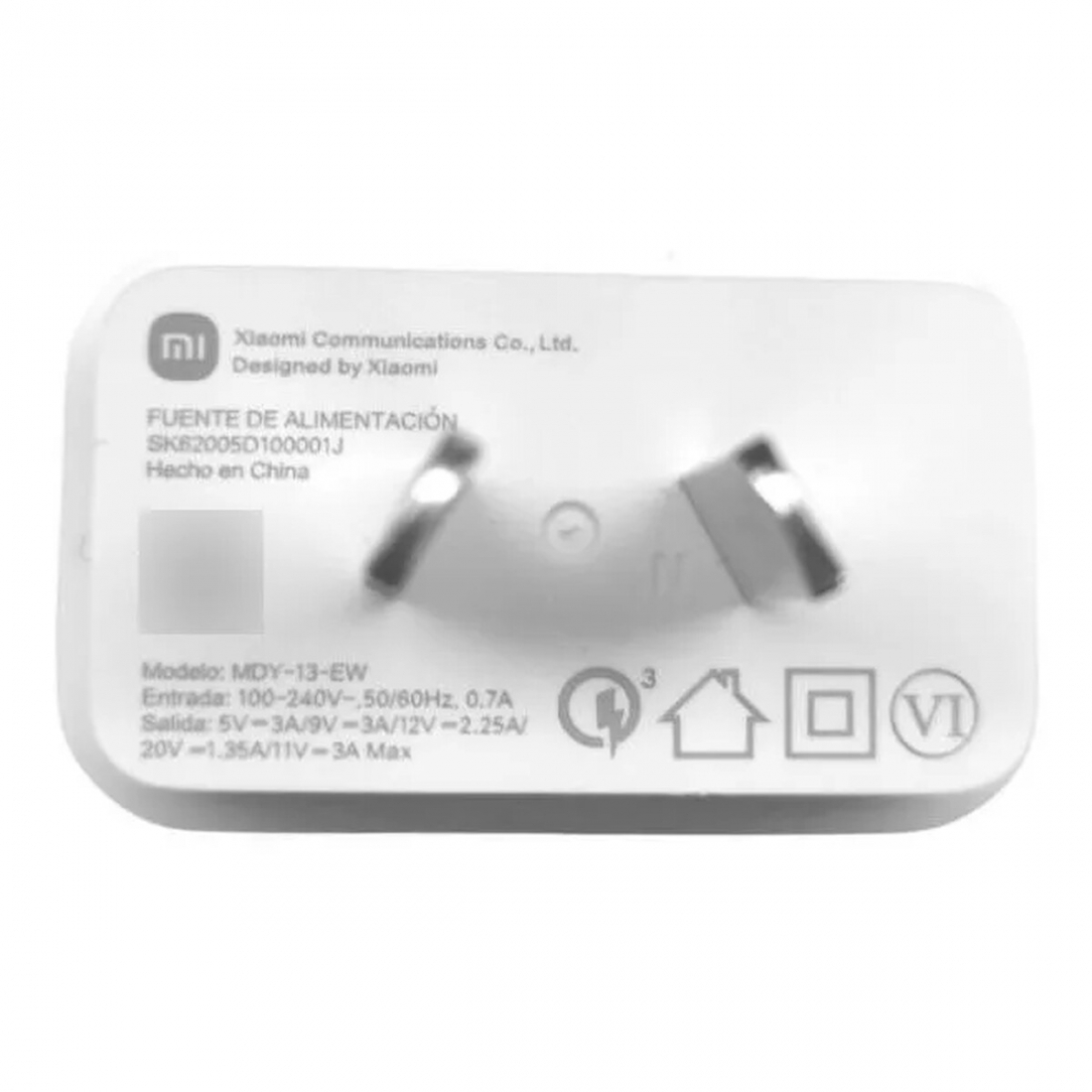 Xiaomi Mi 33W Charger , Dual Port , US Flat Pin,No Cable (UPC # 693417