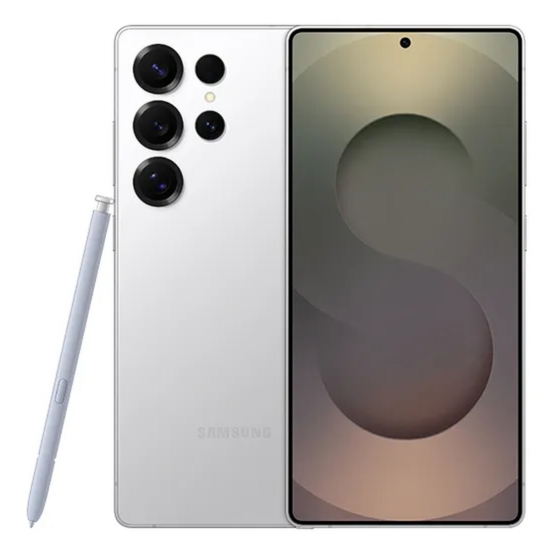 Samsung Galaxy S25 Ultra 12+512GB 5G Smartphone Titanium Whitesilver D