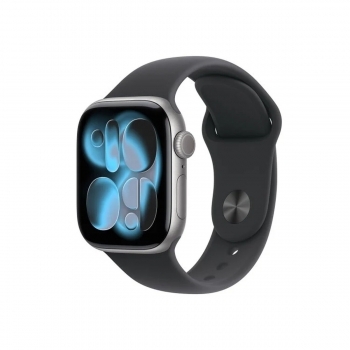 Apple Watch Series 11 (GPS) - 42mm Aluminum Case, Black Sport Band SM,