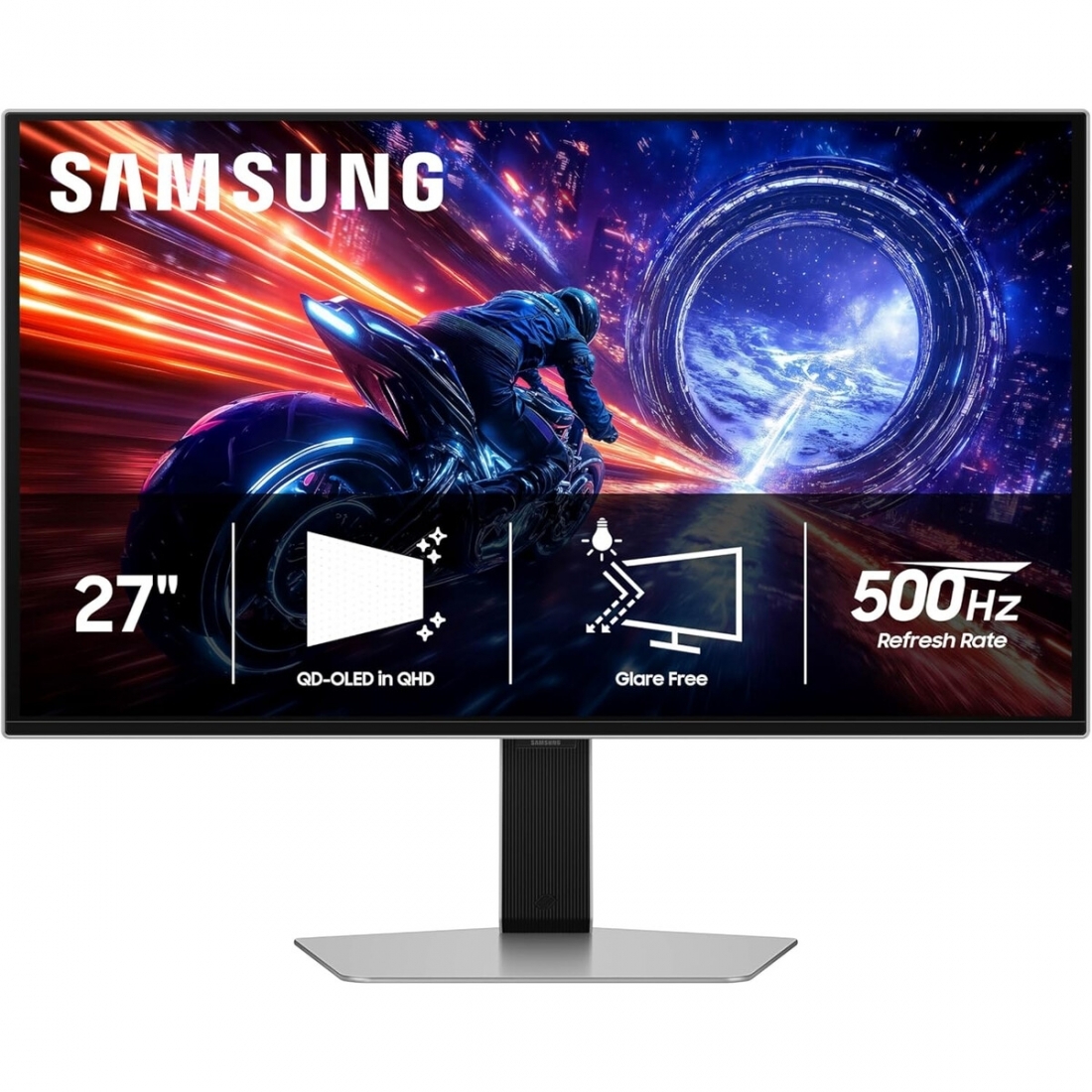 Samsung 27 Curve Gaming Monitor, FHD 1920x1080), G6, 500Hz, 2HDMI, Adj