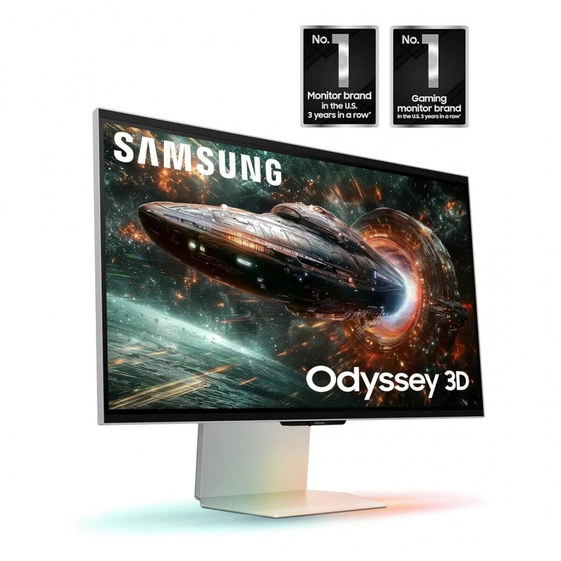 Samsung 27 3D Gaming Monitor G90XF, 4K, 165Hz, 2 HDMI,2 USB-A,Speaker,