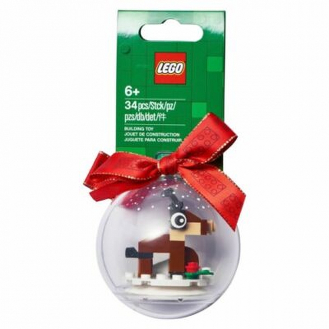 Lego Seasonal Christmas Tree Ornament Reindeer