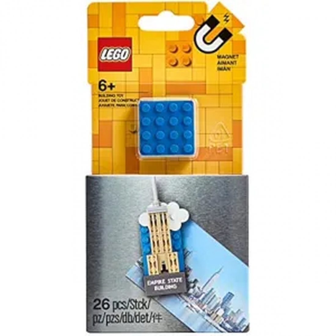 Lego Stick-On Magnet Empire State Building