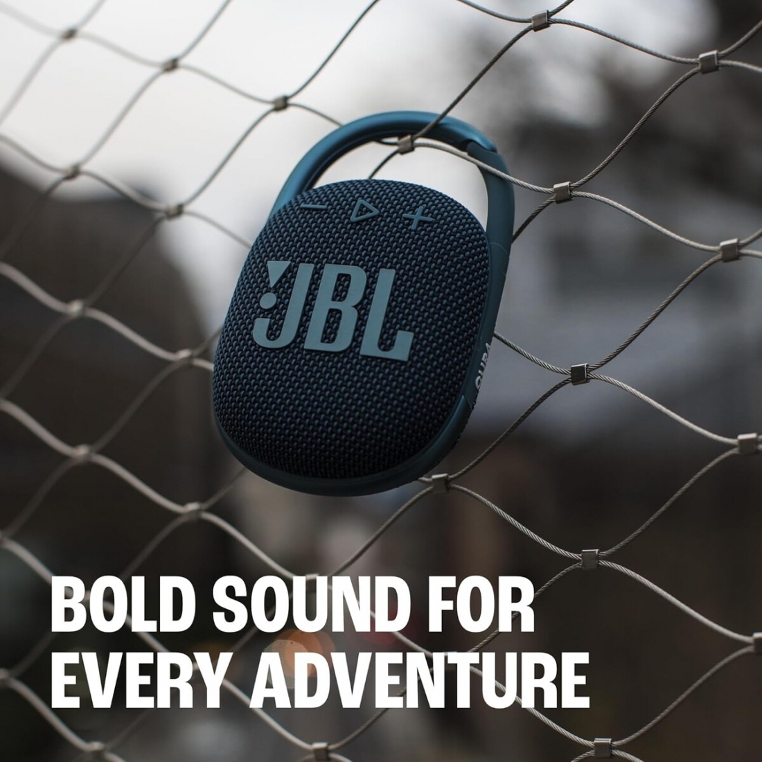 JBL Clip 4 - Portable Waterproof Wireless Speaker, Blue, P/N: JBLCLIP4