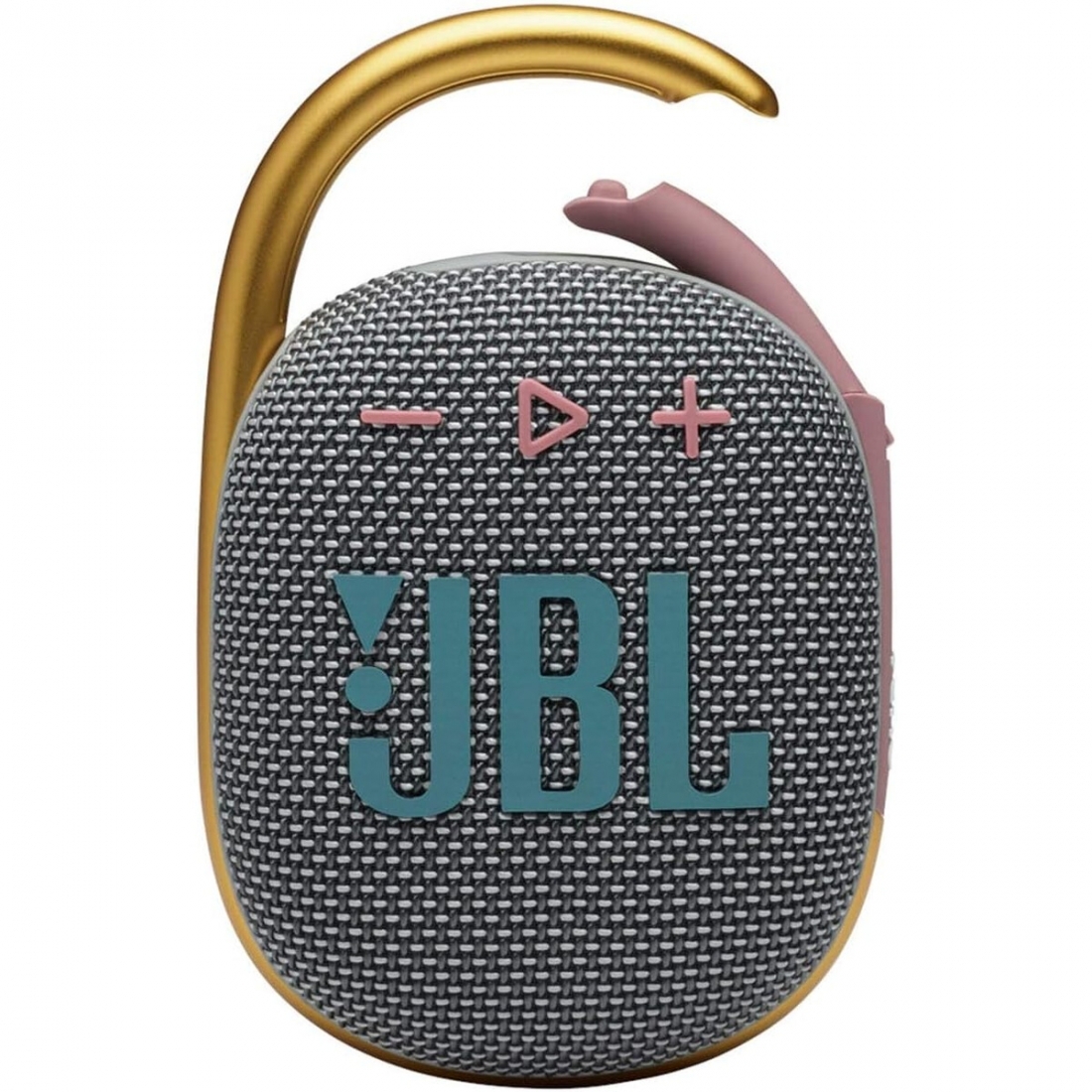 JBL Clip 4 - Portable Waterproof Bluetooth Speaker, Gray, P/N: JBLCLIP