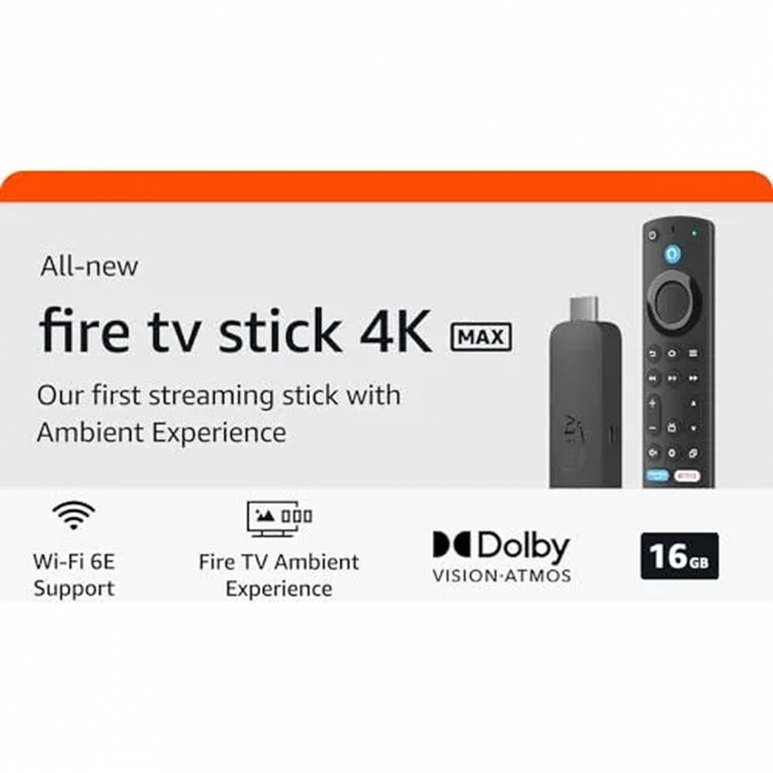 Amazon Fire TV Stick 4K SELECT  (newest model) Streaming Device , 8GB 