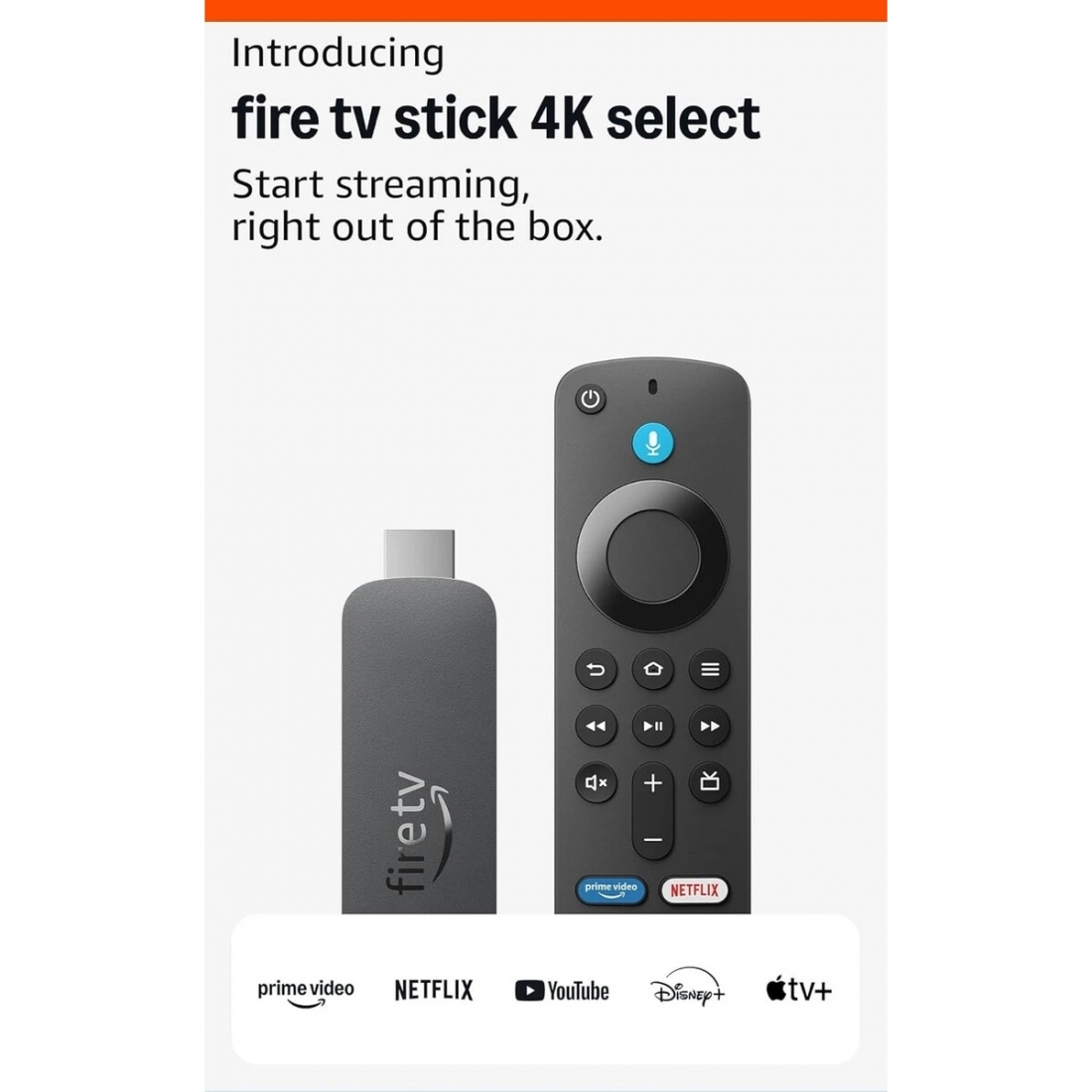 Amazon Fire TV Stick 4K SELECT  (newest model) Streaming Device , 8GB 