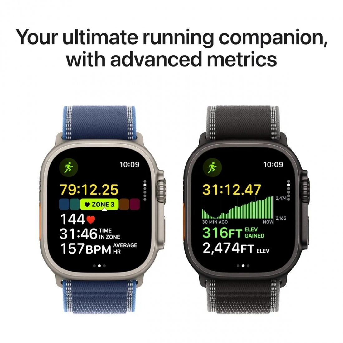 Apple Watch Ultra 3 (GPS+Cel) 49mm Titanium Case w/ Black Ocean Band, 