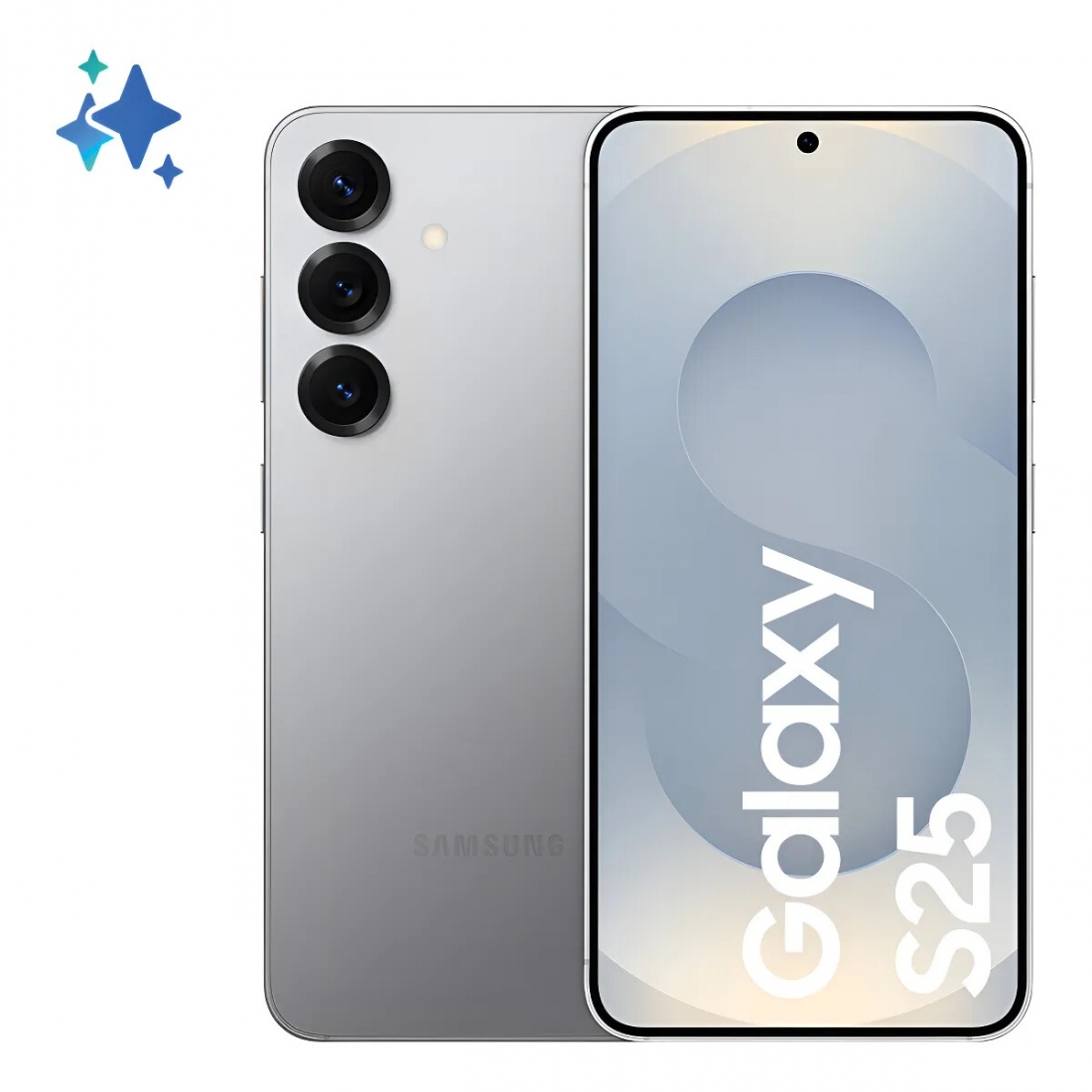 Samsung Galaxy S25 12+128GB 5G Smartphone Silver Shadow Dual Sim