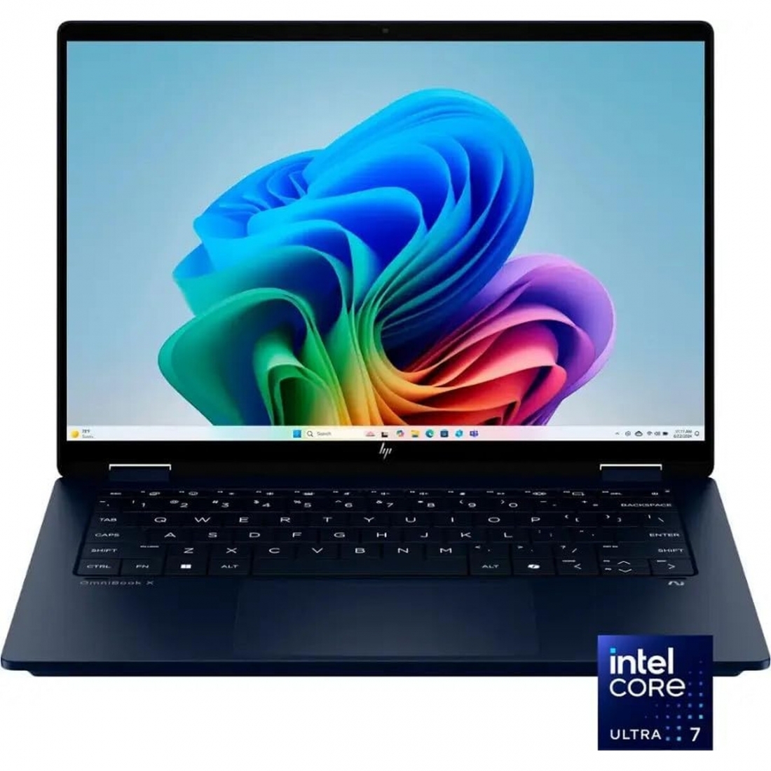 HP OmniBook X Flip 2-in-1 - Copilot+ PC - 14 2K TouchScreen Laptop - I