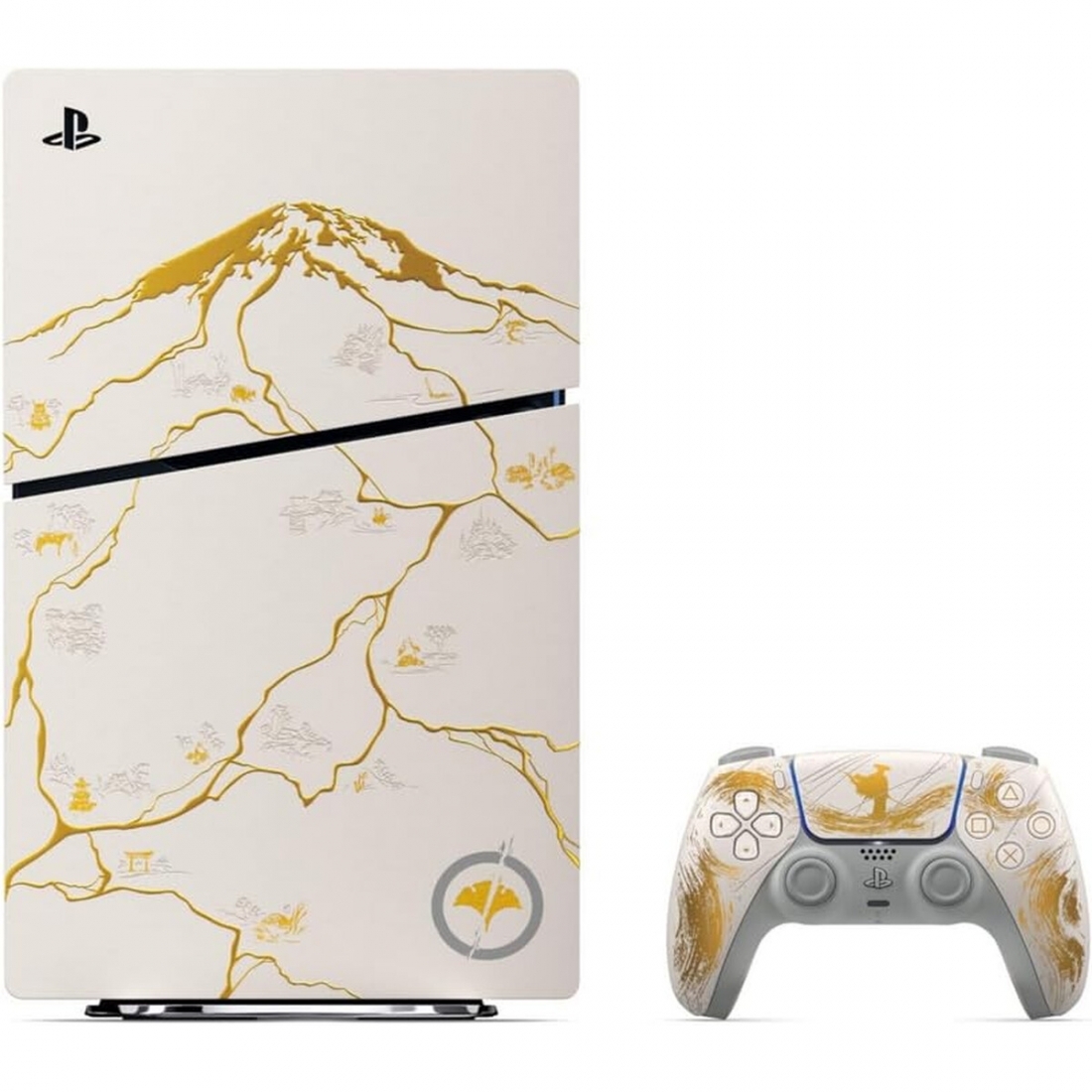 Console - PS5 console Slim Disc Ghost of Yotei Gold Limited Edition Bu